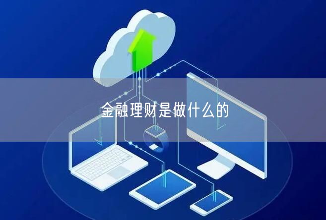 金融理财是做什么的