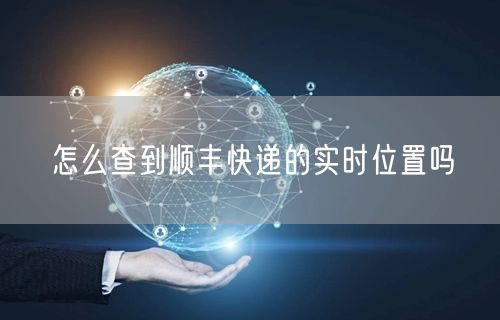 怎么查到顺丰快递的实时位置吗