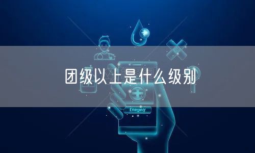 团级以上是什么级别