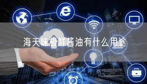 海天味极鲜酱油有什么用途