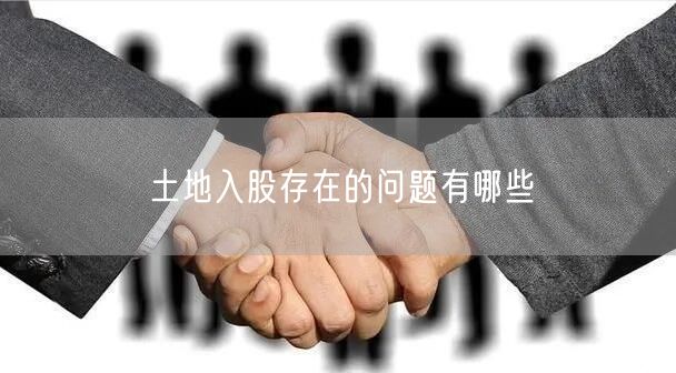 土地入股存在的问题有哪些