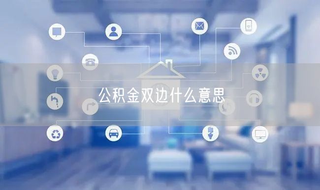 公积金双边什么意思
