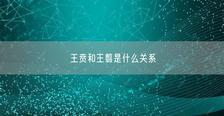王贲和王翦是什么关系