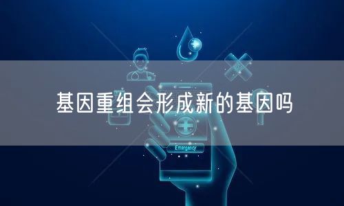 基因重组会形成新的基因吗